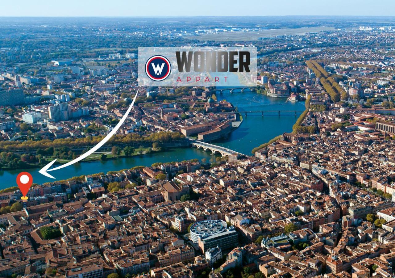 404 - Wonder Appart - Vue Garonne - Тулуза Экстерьер фото
