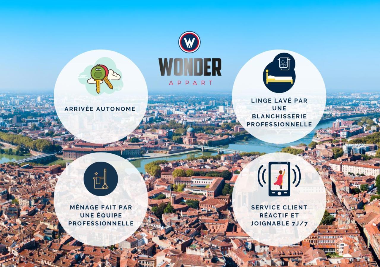404 - Wonder Appart - Vue Garonne - Тулуза Экстерьер фото